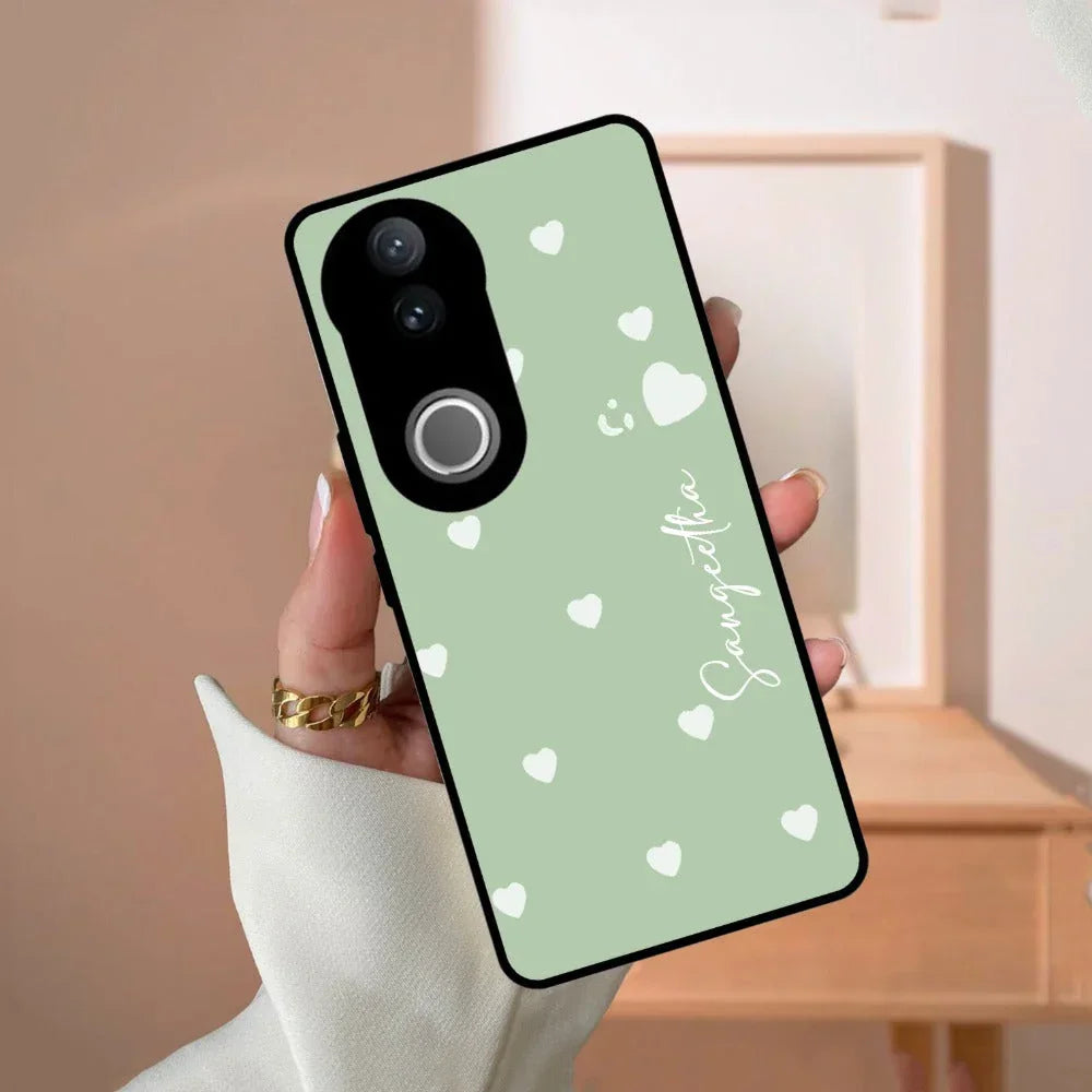 Be Loved Glossy Customized Metal Case Cover Mint Green For Vivo - ShopOnCliQ