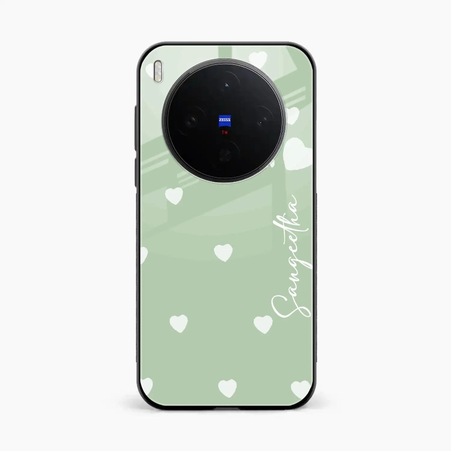 Be Loved Glossy Customised Metal Case Cover Mint Green For Vivo X300 5G