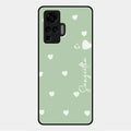 Be Loved Glossy Customised Metal Case Cover Mint Green For Vivo X50 Pro 5G