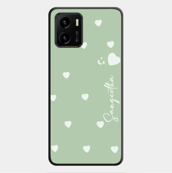 Be Loved Glossy Customised Metal Case Cover Mint Green For Vivo Y01