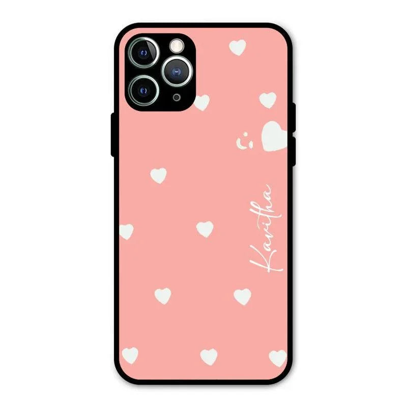 Be Loved Glossy Customised Metal Case Cover Peach For iPhone 11 Pro Max