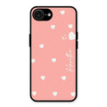 Be Loved Glossy Customised Metal Case Cover Peach For iPhone 16e