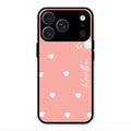 Be Loved Glossy Customised Metal Case Cover Peach For iPhone 17 Pro Max