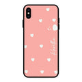 Be Loved Glossy Customised Metal Case Cover Peach For iPhone XS Max