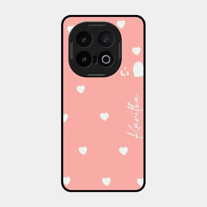 Be Loved Glossy Customised Metal Case Cover Peach For Iqoo 13 5G