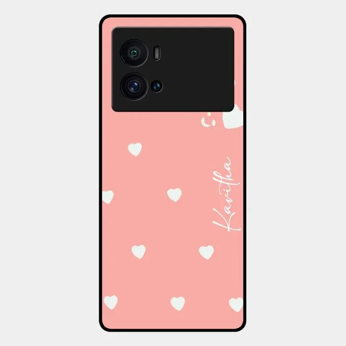 Be Loved Glossy Customised Metal Case Cover Peach For Iqoo 9 Pro 5G