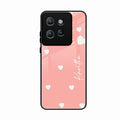 Be Loved Glossy Customised Metal Case Cover Peach For Motorola Edge 50