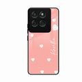 Be Loved Glossy Customised Metal Case Cover Peach For Motorola Edge 60 Pro 5G