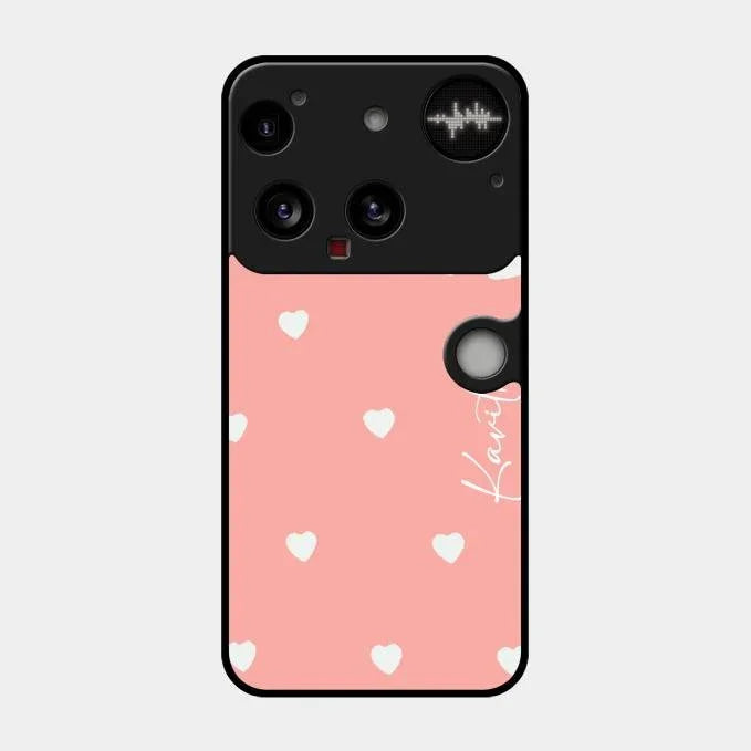 Be Loved Glossy Customised Metal Case Cover Peach For Nothing Phone 3 5G