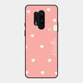 Be Loved Glossy Customised Metal Case Cover Peach For Oneplus 8 Pro