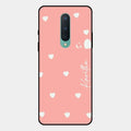 Be Loved Glossy Customised Metal Case Cover Peach For Oneplus 8