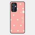 Be Loved Glossy Customised Metal Case Cover Peach For Oneplus 9 5G