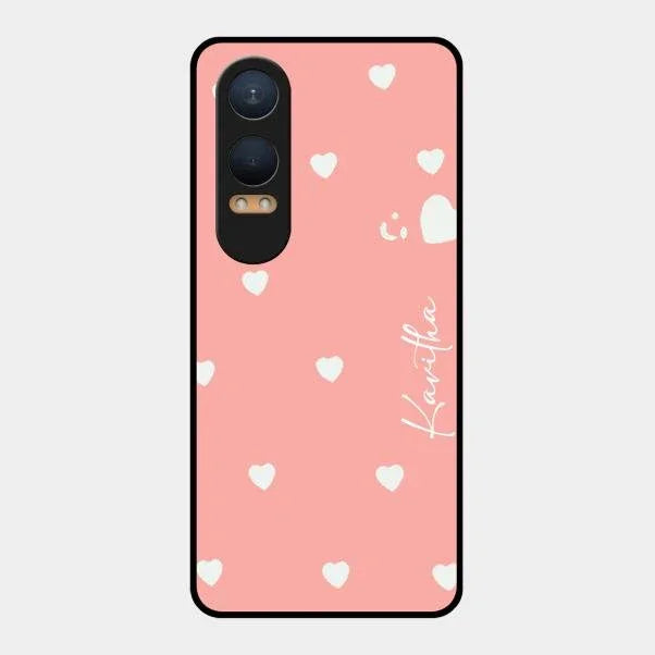 Be Loved Glossy Customised Metal Case Cover Peach For Oneplus Nord Ce 4 Lite 5G