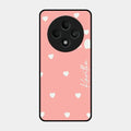 Be Loved Glossy Customised Metal Case Cover Peach For Oppo F27 5G