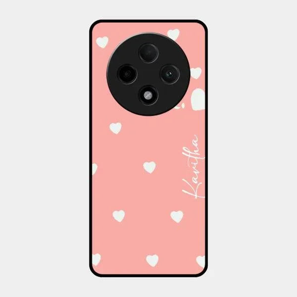 Be Loved Glossy Customised Metal Case Cover Peach For Oppo F27 Pro Plus 5G