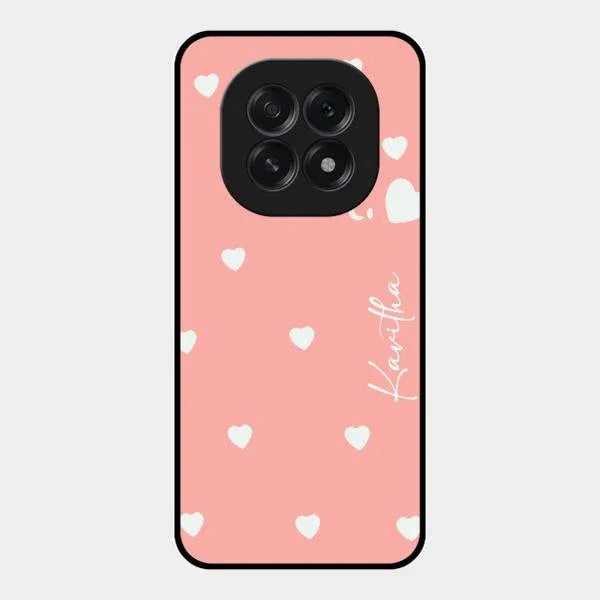 Be Loved Glossy Customised Metal Case Cover Peach For Oppo F29 5G