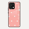 Be Loved Glossy Customised Metal Case Cover Peach For Oppo F31 5G