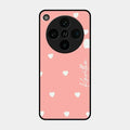Be Loved Glossy Customised Metal Case Cover Peach For Oppo Find X8 Pro 5G