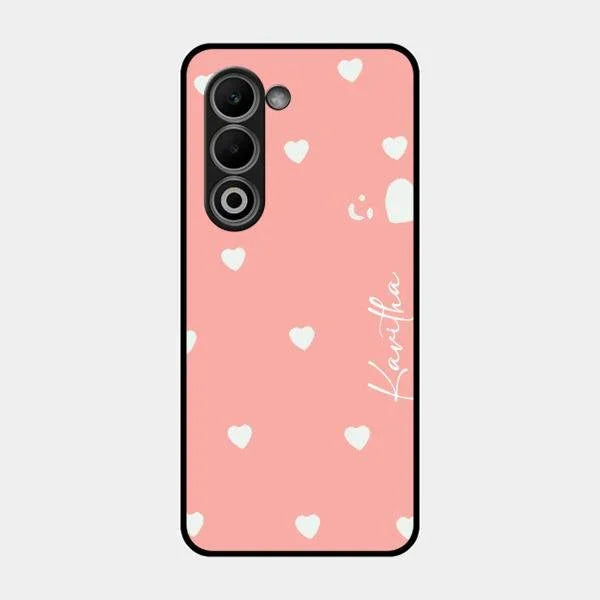 Be Loved Glossy Customised Metal Case Cover Peach For Oppo K13X 5G