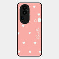 Be Loved Glossy Customised Metal Case Cover Peach For Oppo Reno 10 Pro Plus 5G
