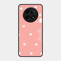 Be Loved Glossy Customised Metal Case Cover Peach For Realme 12 5G