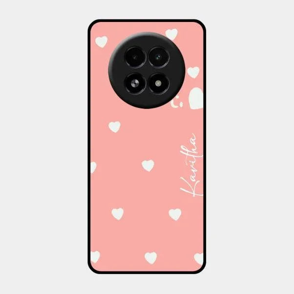 Be Loved Glossy Customised Metal Case Cover Peach For Realme 13 5G