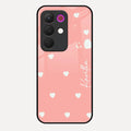 Be Loved Glossy Customised Metal Case Cover Peach For Realme 15X 5G