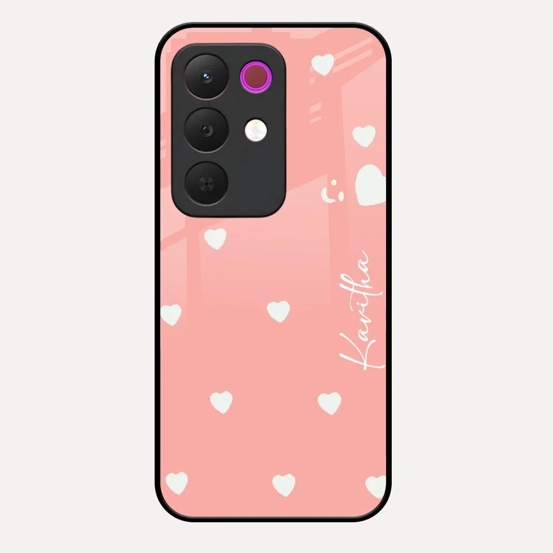 Be Loved Glossy Customised Metal Case Cover Peach For Realme 15X 5G