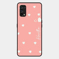 Be Loved Glossy Customised Metal Case Cover Peach For Realme 7 Pro
