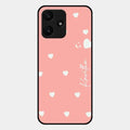 Be Loved Glossy Customised Metal Case Cover Peach For Redmi 12 5G