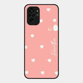 Be Loved Glossy Customised Metal Case Cover Peach For Redmi Note 10