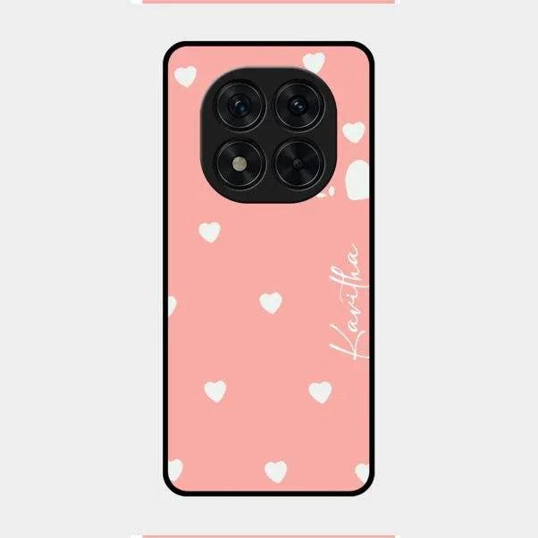 Be Loved Glossy Customised Metal Case Cover Peach For Redmi Note 14 Pro 5G