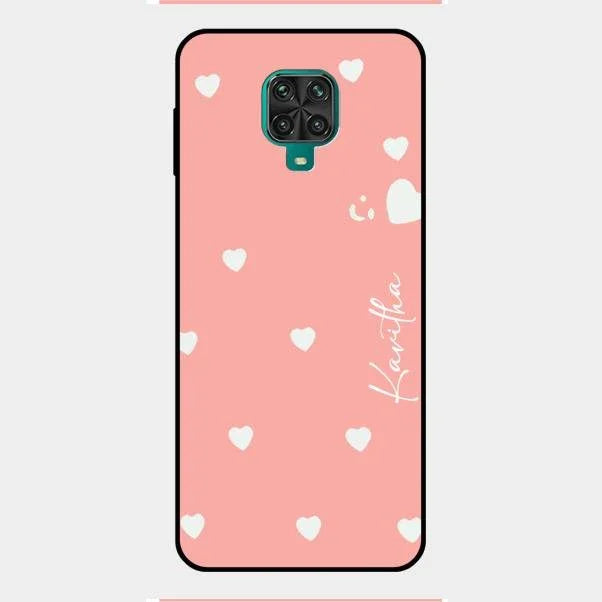 Be Loved Glossy Customised Metal Case Cover Peach For Redmi Note 9 Pro