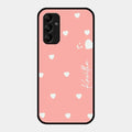 Be Loved Glossy Customised Metal Case Cover Peach For Samsung Galaxy A14 5G