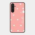 Be Loved Glossy Customised Metal Case Cover Peach For Samsung Galaxy M35 5G