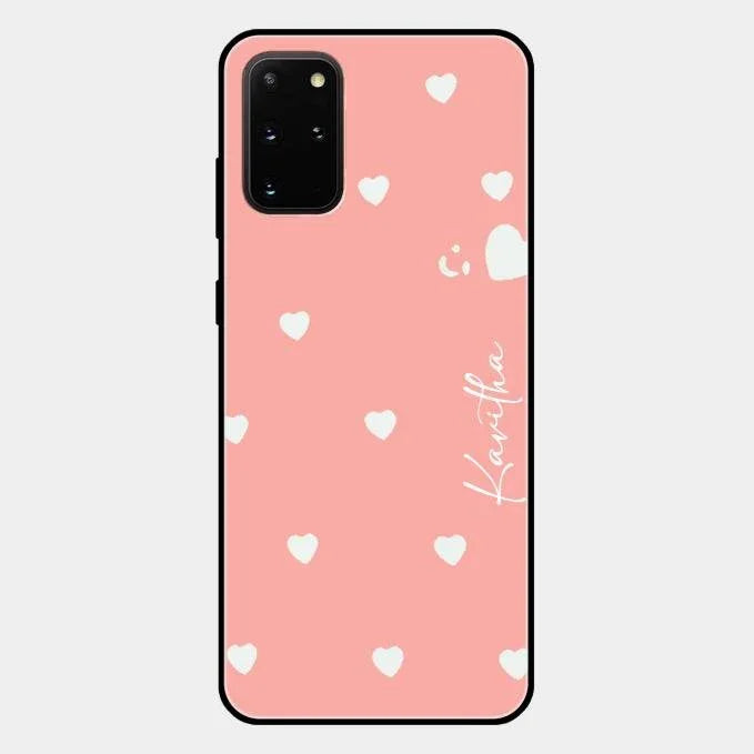 Be Loved Glossy Customised Metal Case Cover Peach For Samsung Galaxy S20 Plus