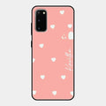 Be Loved Glossy Customised Metal Case Cover Peach For Samsung Galaxy S20