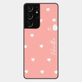 Be Loved Glossy Customised Metal Case Cover Peach For Samsung Galaxy S21 Ultra