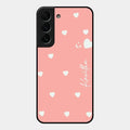 Be Loved Glossy Customised Metal Case Cover Peach For Samsung Galaxy S22 Plus 5G