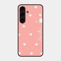 Be Loved Glossy Customised Metal Case Cover Peach For Samsung Galaxy S25 Plus 5G