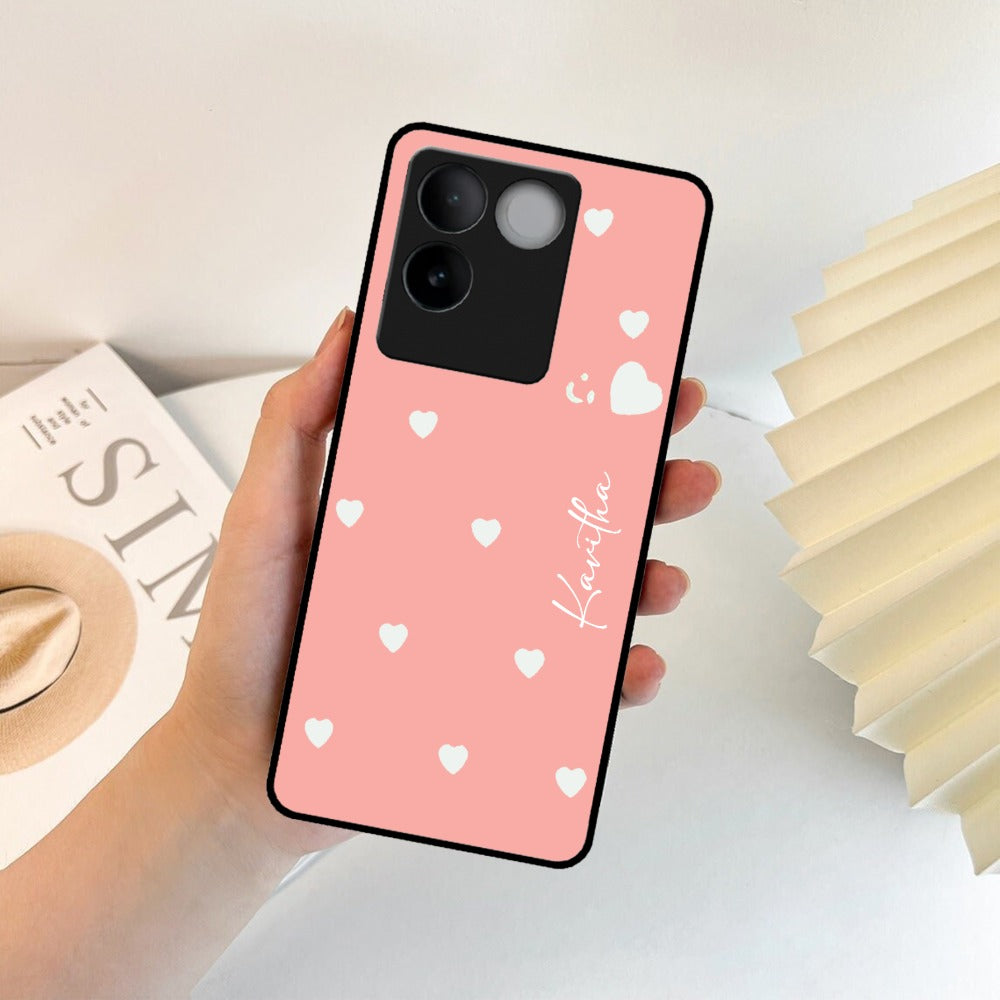 Be Loved Glossy Customized Metal Case Cover Peach For Vivo