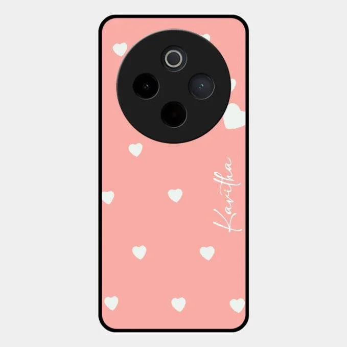 Be Loved Glossy Customised Metal Case Cover Peach For Vivo T4 5G