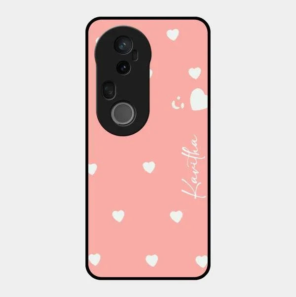 Be Loved Glossy Customised Metal Case Cover Peach For Vivo T4 Ultra 5G