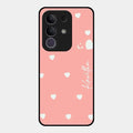 Be Loved Glossy Customised Metal Case Cover Peach For Vivo T4X 5G