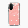 Be Loved Glossy Customised Metal Case Cover Peach For Vivo V60e 5G