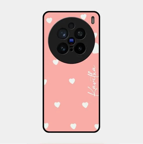 Be Loved Glossy Customised Metal Case Cover Peach For Vivo X200 Pro 5G