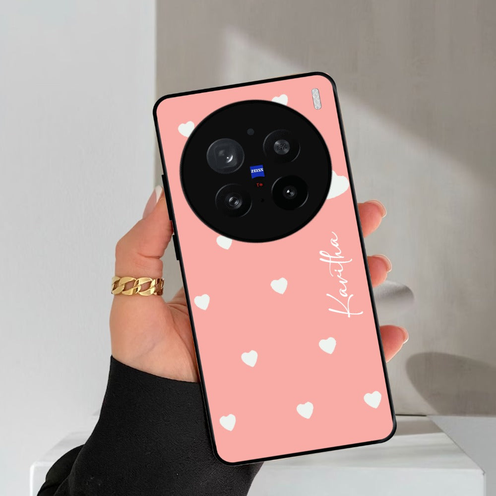 Be Loved Glossy Customized Metal Case Cover Peach For Vivo