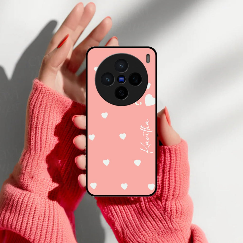 Be Loved Glossy Customized Metal Case Cover Peach For Vivo