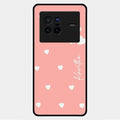 Be Loved Glossy Customised Metal Case Cover Peach For Vivo X80 5G