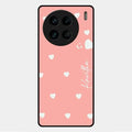 Be Loved Glossy Customised Metal Case Cover Peach For Vivo X90 Pro 5G